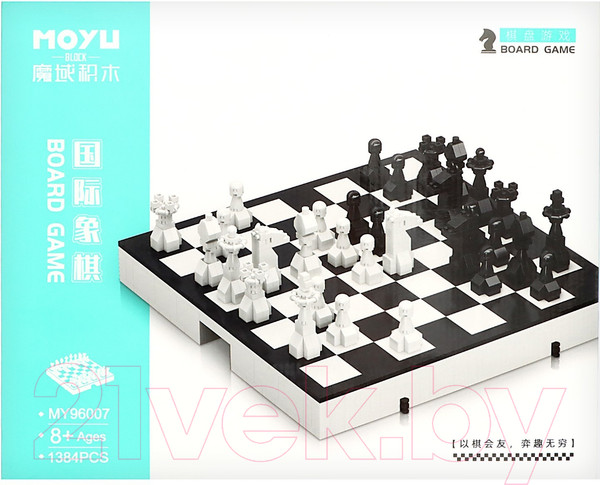 Изображение товара Конструктор MoYu Шахматы. Королевский гамбит MY96007 / 9828390 (1384эл)