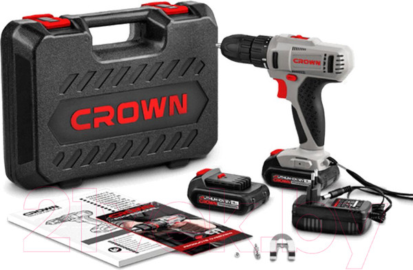 Изображение товара Аккумуляторная дрель-шуруповерт CROWN CT21052LH-1.5 BMC