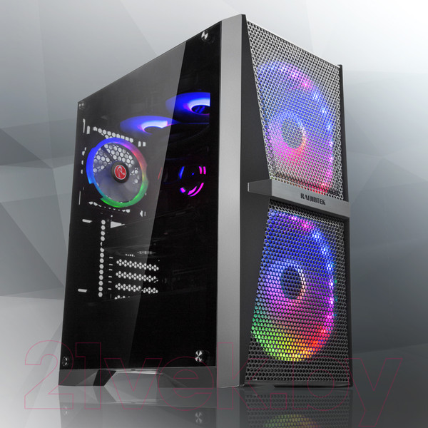 Изображение товара Корпус для компьютера Raijintek Silenos MS Pro 0R20B00205 (черный, без БП)