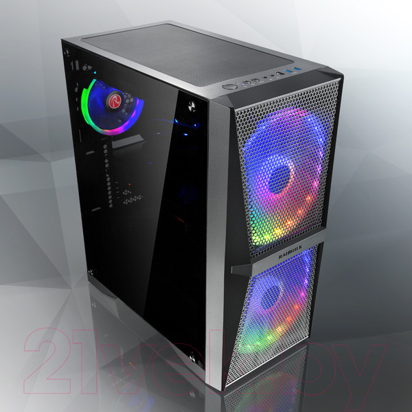 Изображение товара Корпус для компьютера Raijintek Silenos MS Pro 0R20B00205 (черный, без БП)