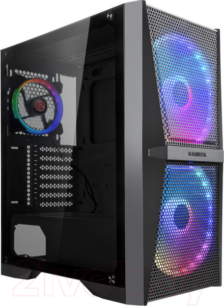 Изображение товара Корпус для компьютера Raijintek Silenos MS Pro 0R20B00205 (черный, без БП)