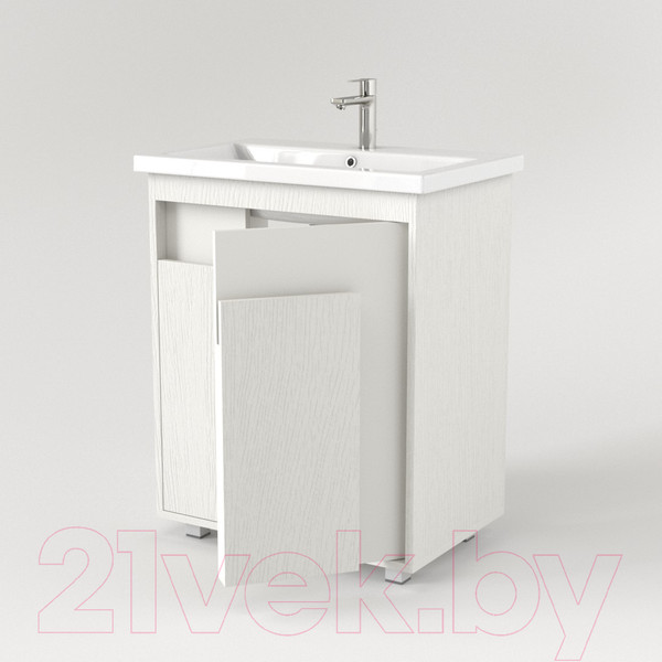 Изображение товара Тумба под умывальник Дабер 015 600 / Т15.6.0.5 (белый древесный)