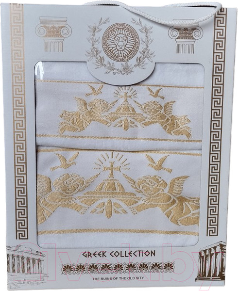 Изображение товара Крестильное полотенце Goodness Ангел 50x90+70x140 (золотистый)