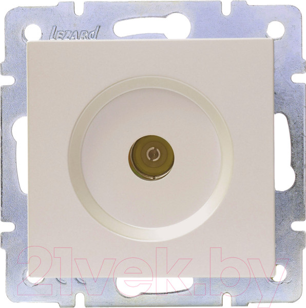 Изображение товара Розетка Lezard Vesna 742-3088-130 (жемчужно-белый перламутр)