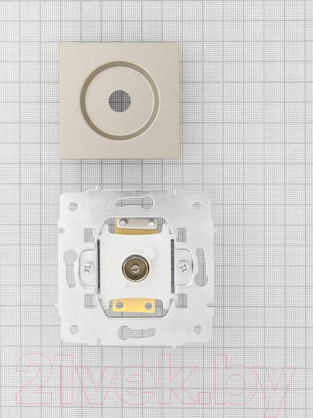 Изображение товара Розетка Lezard Vesna 742-3788-130 (титан)