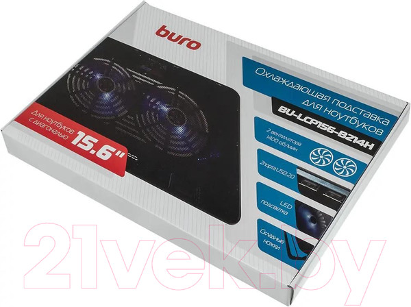 Изображение товара Подставка для ноутбука Buro BU-LCP156-B214H