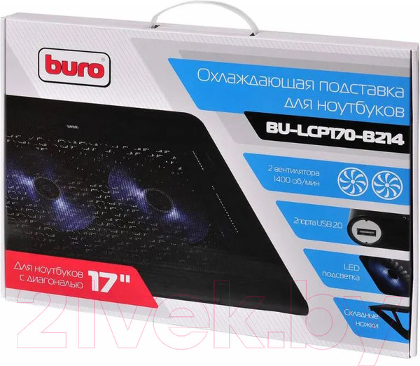 Изображение товара Подставка для ноутбука Buro BU-LCP170-B214