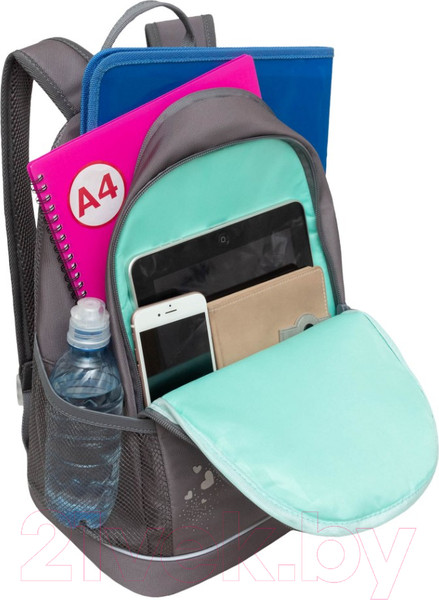 Изображение товара Школьный рюкзак Grizzly RG-463-5 (серый)