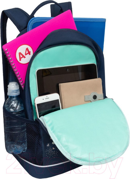 Изображение товара Школьный рюкзак Grizzly RG-463-5 (синий)