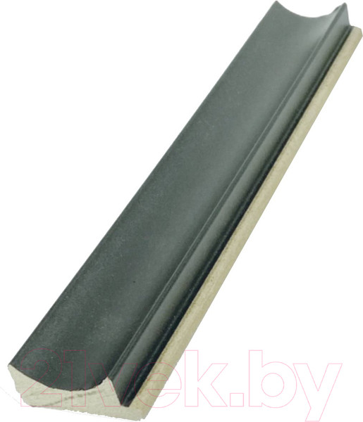 Изображение товара Финишная рейка для реечной панели Andlen Decor ПНп-39 Графит (2800x36x16мм, правая)