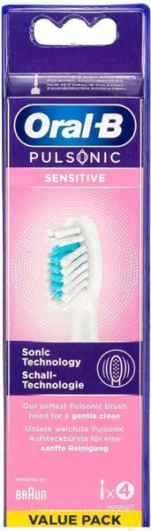 Изображение товара Набор насадок для зубной щетки Oral-B Pulsonic Sensitive (4шт)