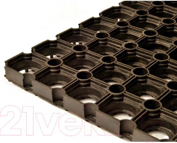 Изображение товара Коврик грязезащитный Стандартпарк Резиновый ячеистый 800x1200x22мм