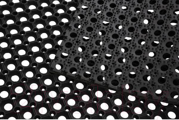 Изображение товара Коврик грязезащитный Стандартпарк Резиновый ячеистый 800x1200x22мм