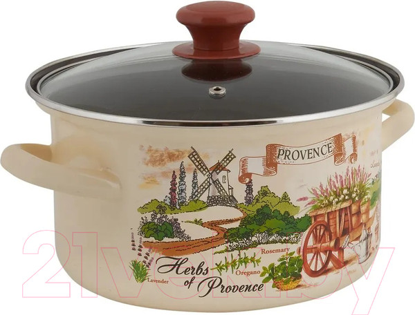 Изображение товара Кастрюля КМЗ Травы Прованса-1 Экстра 42304-122/4.02-ТП