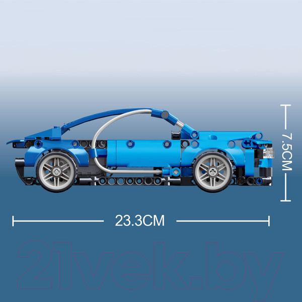 Изображение товара Конструктор инерционный Decool Техно. Вилди 3820 / 9888331 (246эл)