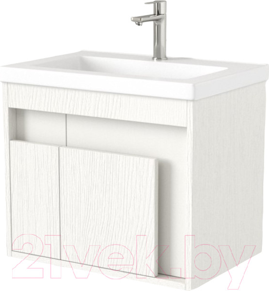 Изображение товара Тумба под умывальник Дабер 016 Тобага/Эридан/Артвин 60 / Т16.6Т.0.5 (белый древесный)