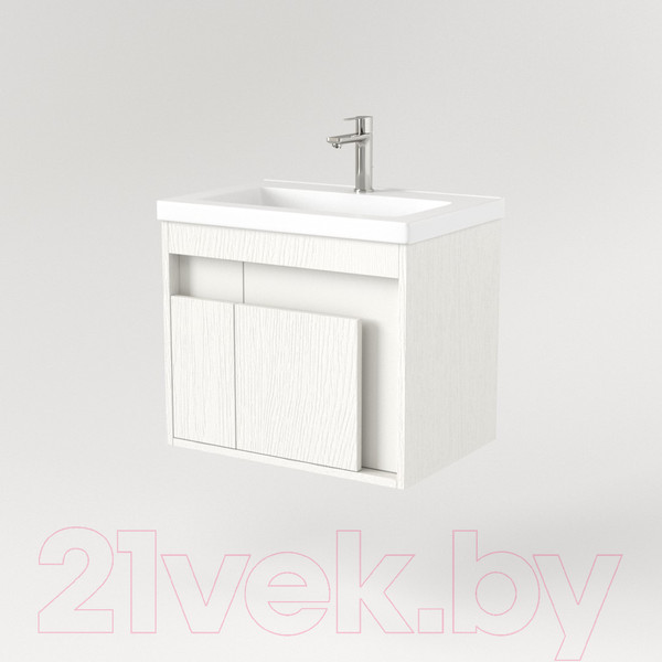 Изображение товара Тумба под умывальник Дабер 016 Тобага/Эридан/Артвин 60 / Т16.6Т.0.5 (белый древесный)