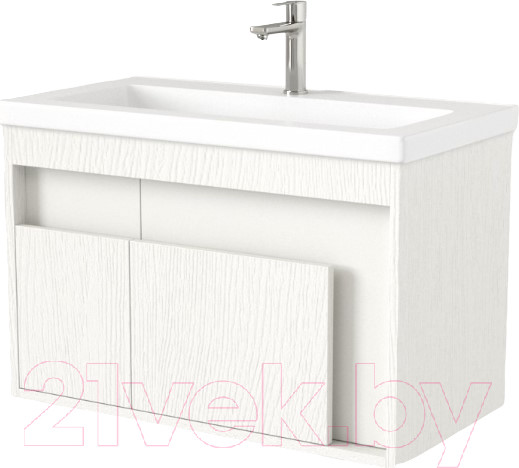 Изображение товара Тумба под умывальник Дабер 016 Тобага/Эридан 80 / Т16.8Т.0.5 (белый древесный)
