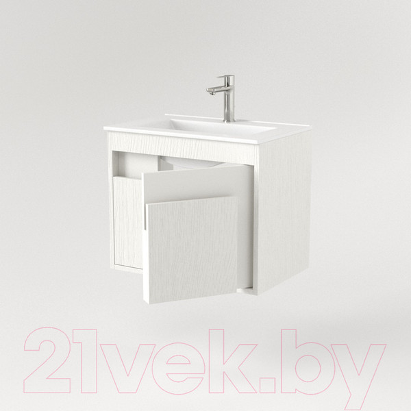 Изображение товара Тумба под умывальник Дабер 016 WeltWasser Deilbach 7517-60 / Т16.6W.0.5 (белый древесный)