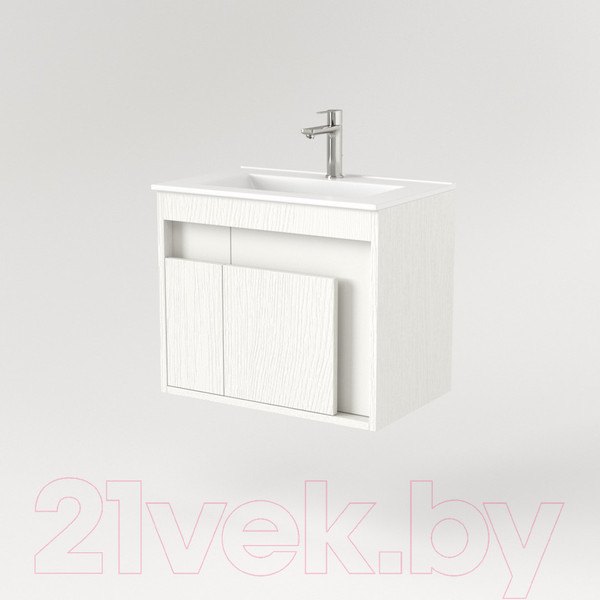 Изображение товара Тумба под умывальник Дабер 016 WeltWasser Deilbach 7517-60 / Т16.6W.0.5 (белый древесный)