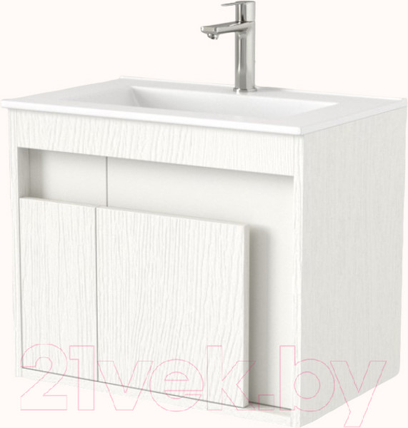 Изображение товара Тумба под умывальник Дабер 016 WeltWasser Deilbach 7517-60 / Т16.6W.0.5 (белый древесный)