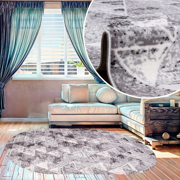 Изображение товара Коврик Белка Лайла Де Люкс Овал 15750_10744 (0.8x1.5)