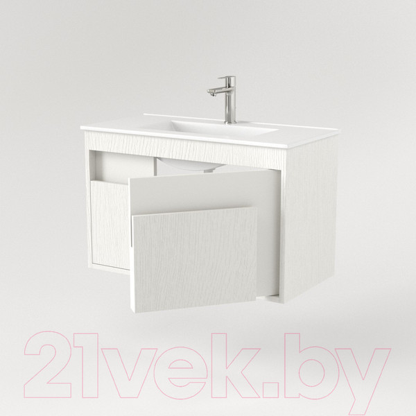 Изображение товара Тумба под умывальник Дабер 016 WeltWasser Deilbach 7517-80 / Т16.8W.0.5 (белый древесный)