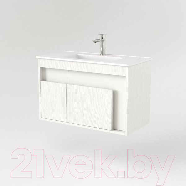 Изображение товара Тумба под умывальник Дабер 016 WeltWasser Deilbach 7517-80 / Т16.8W.0.5 (белый древесный)