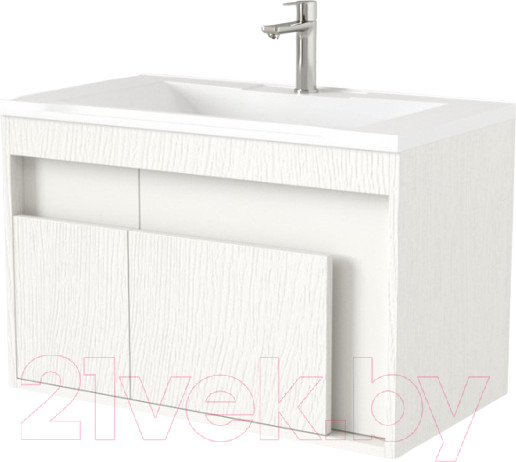Изображение товара Тумба под умывальник Дабер 016 Andrea Elen 80 / Т16.8A.0.5 (белый древесный)