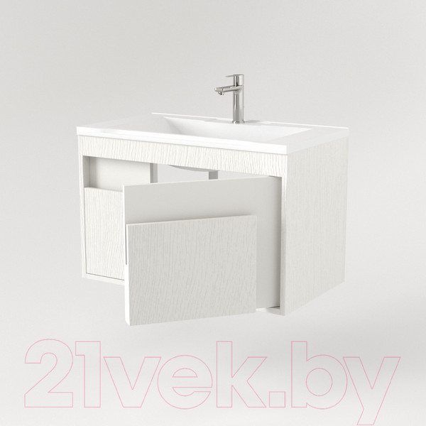 Изображение товара Тумба под умывальник Дабер 016 Andrea Elen 80 / Т16.8A.0.5 (белый древесный)