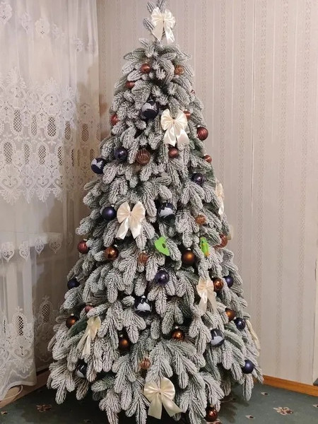 Изображение товара Ель искусственная National Tree Company Ариадна заснеженная / АРД/ЗСН-180 (180см)