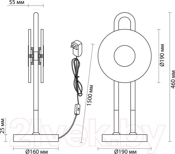 Изображение товара Прикроватная лампа Odeon Light Magnet 5407/12TL