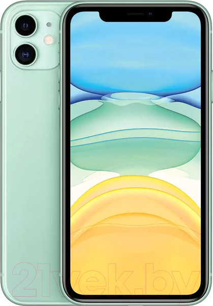 Изображение товара Смартфон восстановленный Apple iPhone 11 128GB Flip Грейд A (зеленый)