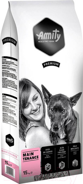 Изображение товара Сухой корм для собак Amity Premium для повседневного кормления (15кг)