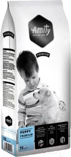 Изображение товара Сухой корм для собак Amity Premium Puppy для щенков (15кг)