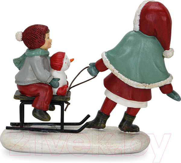 Изображение товара Статуэтка Fissman Дети с санями 0210
