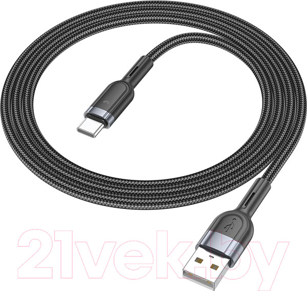 Изображение товара Кабель Hoco U117 Lightning to Type-C (черный)