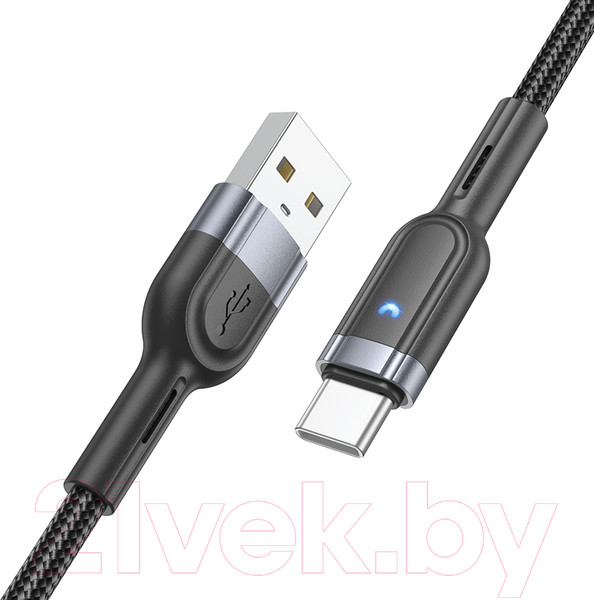 Изображение товара Кабель Hoco U117 Lightning to Type-C (черный)