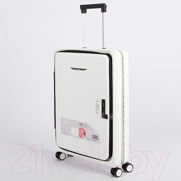Изображение товара Чемодан на колесах Bubule 337-ZD-24WHT (белый)