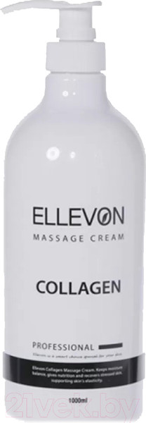 Изображение товара Крем для лица Ellevon Massage Cream Collagen Массажный (1л)