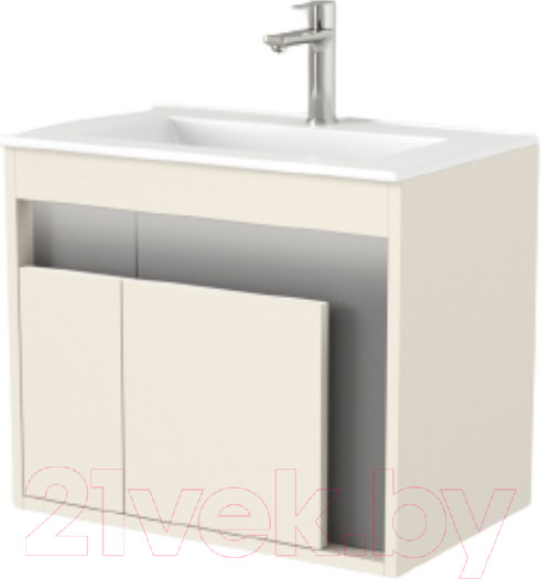 Изображение товара Тумба под умывальник Дабер 016 WeltWasser Deilbach 7517-60 / Т16.6W.0.19_light (с подсветкой, бежевый/серый)