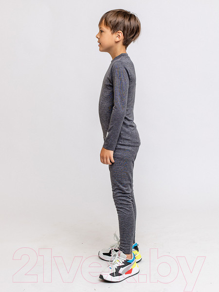 Изображение товара Комплект термобелья детский Batik Двухслойное 487-24з-4 (р-р 152-80, черный меланж)