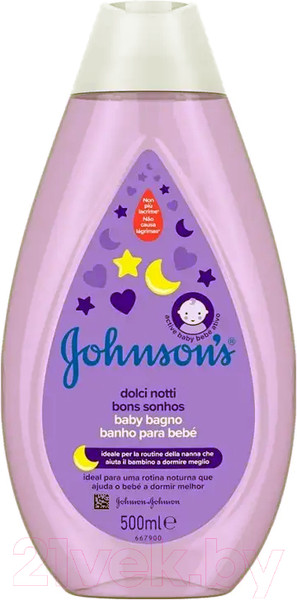 Изображение товара Пена для ванны детская Johnson's Baby Dolci Notti успокаивающая (500мл)