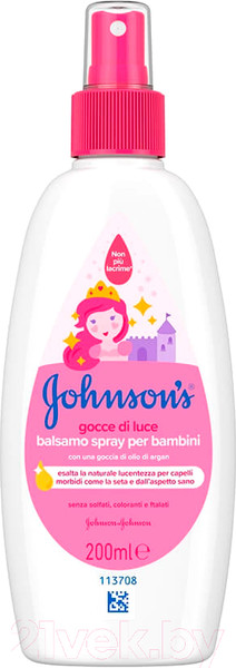 Изображение товара Спрей детский для волос Johnson's Baby Gocce Di Luce (200мл)