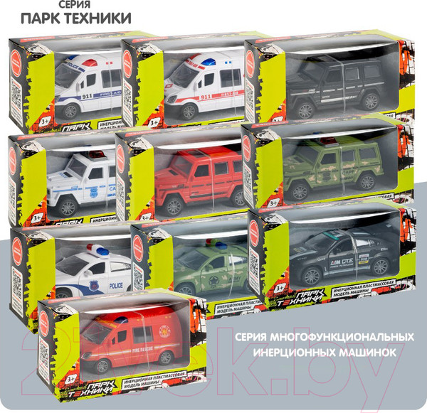 Изображение товара Автомобиль игрушечный Bondibon Микроавтобус пожарный / ВВ6180