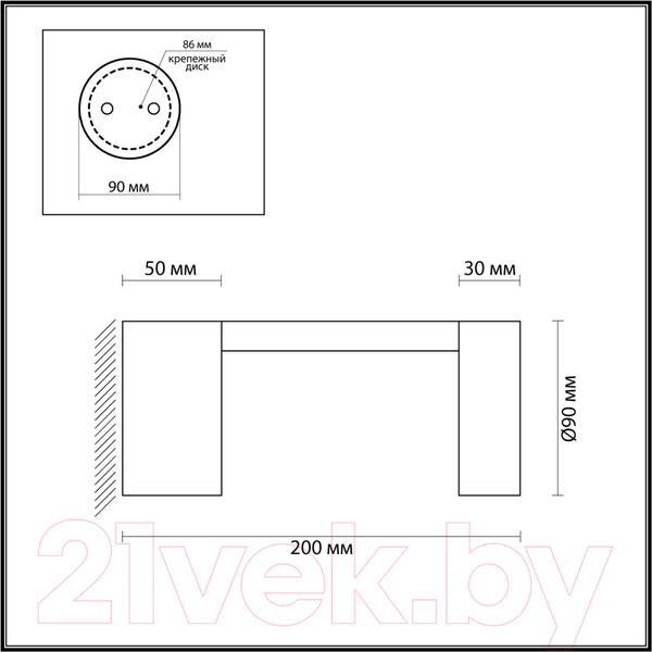 Изображение товара Бра уличное Odeon Light Tion 6657/10WL