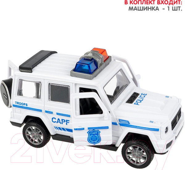 Изображение товара Автомобиль игрушечный Bondibon Джип с мигалкой  / ВВ6175