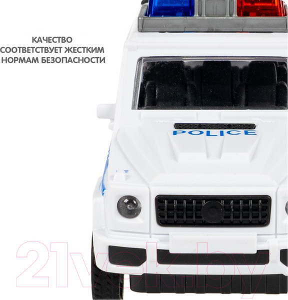Изображение товара Автомобиль игрушечный Bondibon Джип с мигалкой  / ВВ6175