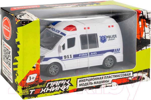 Изображение товара Автомобиль игрушечный Bondibon Микроавтобус полиции / ВВ6179