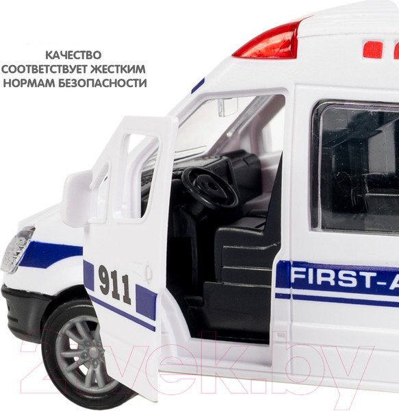 Изображение товара Автомобиль игрушечный Bondibon Микроавтобус полиции / ВВ6179